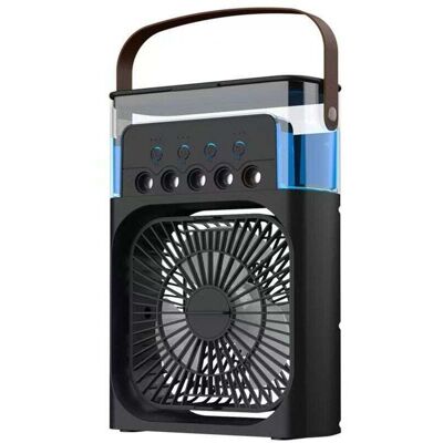 STAKMANN Climatiseur Mobile Portable 4 En 1 Mini Air Cooler 600ml 3 Vitesses 3 Modes Brume 7 Veilleuses Timer Bureau - Publicité STAKMANN Climatiseur Mobile Portable 4 En 1 Mini Air Cooler 600ml 3 Vitesses 3 Modes Brume 7 Veilleuses Timer Bureau - Publicité