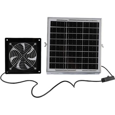 MOXIE Ventilateur D'Extraction Solaire 8w Avec Panneau Solaire Et Ventilateur De Ventilation Haute Vitesse Pour Serre, Poulailler, Abri Pour Animaux - Publicité MOXIE Ventilateur D'Extraction Solaire 8w Avec Panneau Solaire Et Ventilateur De Ventilation Haute Vitesse Pour Serre, Poulailler, Abri Pour Animaux - Publicité
