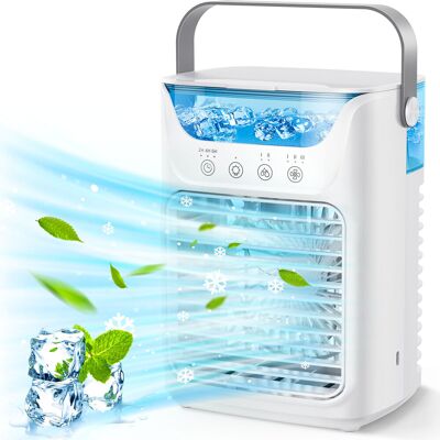 S-GIANT Climatiseur Mobile, 700ml Climatiseur Portable, Rafraîchisseur D'Air Évaporatif Personnel, 3 Vitesses, Ventilateur Rafraîchissant Pour Voiture, Bureau, Camping, Chambre, Bureau - Publicité S-GIANT Climatiseur Mobile, 700ml Climatiseur Portable, Rafraîchisseur D'Air Évaporatif Personnel, 3 Vitesses, Ventilateur Rafraîchissant Pour Voiture, Bureau, Camping, Chambre, Bureau - Publicité