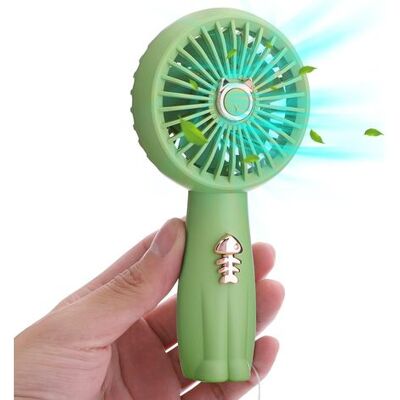 LUMIERE Ventilateur Portable, Mini Ventilateur Usb Puissant Avec Batterie, Petit Ventilateur Électrique Personnel Et Mignon – Vert - Publicité LUMIERE Ventilateur Portable, Mini Ventilateur Usb Puissant Avec Batterie, Petit Ventilateur Électrique Personnel Et Mignon – Vert - Publicité