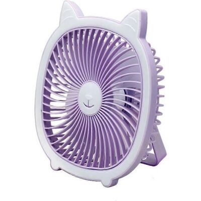 FLAMMKRAFT Ventilateur Pratique Rechargeable Par Usb Avec Batterie Li Intégrée, Flux D'Air Puissant, Silencieux - Publicité FLAMMKRAFT Ventilateur Pratique Rechargeable Par Usb Avec Batterie Li Intégrée, Flux D'Air Puissant, Silencieux - Publicité