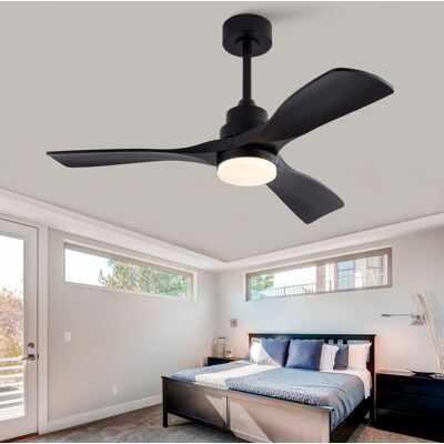 ACKERMAN Bestseller Ventilateur De Plafond 42 Pouces Avec Lumière Et Télécommande, Ventilateur Noir Moderne 3 Pales, Moteur Dc Réversible Silencieux Et Fonction Mémoire Style Ferme - Publicité ACKERMAN Bestseller Ventilateur De Plafond 42 Pouces Avec Lumière Et Télécommande, Ventilateur Noir Moderne 3 Pales, Moteur Dc Réversible Silencieux Et Fonction Mémoire Style Ferme - Publicité