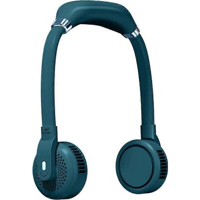 FLAMMKRAFT Ventilateur Portable, Ventilateur Rafraîchissant, Ventilateur Suspendu, 3 Vitesses, 2000/4000 Mah, Mains Libres, Ventilateur De Cou - 4000 Mah - Vert - Publicité FLAMMKRAFT Ventilateur Portable, Ventilateur Rafraîchissant, Ventilateur Suspendu, 3 Vitesses, 2000/4000 Mah, Mains Libres, Ventilateur De Cou - 4000 Mah - Vert - Publicité