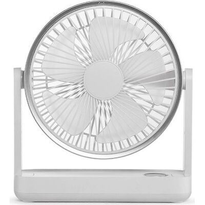 FLAMMKRAFT Ventilateur Personnel 3600 Mah, Rotation À 180°, Petit Ventilateur De Bureau Usb, 4 Vitesses, Affichage Numérique - Publicité FLAMMKRAFT Ventilateur Personnel 3600 Mah, Rotation À 180°, Petit Ventilateur De Bureau Usb, 4 Vitesses, Affichage Numérique - Publicité
