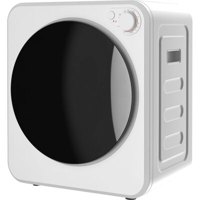 OEM Mini Sèche-linge, Capacité 4 Kg, 5 Programmes Jusqu'à 60 °c, 800 W/400 W, Sèche-linge À Évacuation Avec Tambour En Acier Inoxydable, Blanc - Publicité OEM Mini Sèche-linge, Capacité 4 Kg, 5 Programmes Jusqu'à 60 °c, 800 W/400 W, Sèche-linge À Évacuation Avec Tambour En Acier Inoxydable, Blanc - Publicité