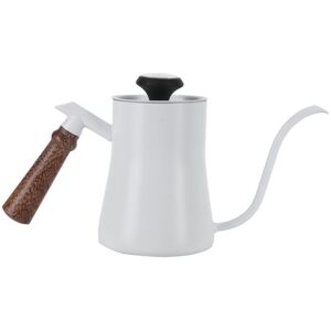 FLAMMKRAFT Cafetière À Main Suspendue 650ml En Acier Inoxydable Avec Thermomètre - Blanc - Publicité FLAMMKRAFT Cafetière À Main Suspendue 650ml En Acier Inoxydable Avec Thermomètre - Blanc - Publicité
