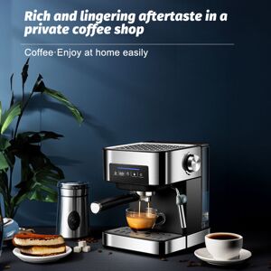 Eosnow - Machine À Café Expresso 20 Bars, 15 Tasses, Réservoir D'Eau De 1,6 L, 850 W, Avec Mousseur À Lait Vapeur, Buse Vapeur Pour Cappuccino, Glace, Moka - Publicité Eosnow - Machine À Café Expresso 20 Bars, 15 Tasses, Réservoir D'Eau De 1,6 L, 850 W, Avec Mousseur À Lait Vapeur, Buse Vapeur Pour Cappuccino, Glace, Moka - Publicité