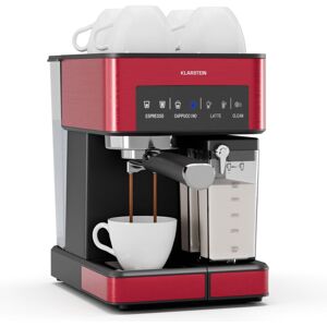 Klarstein - Arabica Comfort Machine À Expresso – 20 Bars, 1350 W, Avec Mousseur À Lait, Compatible Café Moulu & Dosettes, Réservoir 1,8 L, Panneau Tactile, Nettoyage Facile - Publicité Klarstein - Arabica Comfort Machine À Expresso – 20 Bars, 1350 W, Avec Mousseur À Lait, Compatible Café Moulu & Dosettes, Réservoir 1,8 L, Panneau Tactile, Nettoyage Facile - Publicité