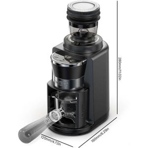 Ulisem Moulin À Café Électrique À Affichage Numérique, 31 Niveaux Réglables, Fonction Mémoire Pour Expresso, Moka, Turc - Publicité Ulisem Moulin À Café Électrique À Affichage Numérique, 31 Niveaux Réglables, Fonction Mémoire Pour Expresso, Moka, Turc - Publicité