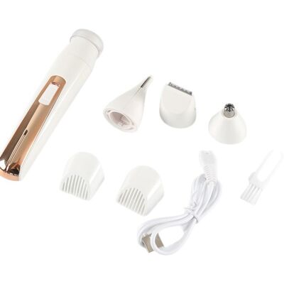 OEM Tondeuse 4 En 1 Pour Femme - Rasoir Féminin Rechargeable - Appareil D'Épilation Femme - Rasoir Pour Visage Féminin - Publicité OEM Tondeuse 4 En 1 Pour Femme - Rasoir Féminin Rechargeable - Appareil D'Épilation Femme - Rasoir Pour Visage Féminin - Publicité