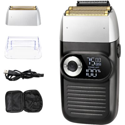 OEM Kit De Rasoir Électrique 2 En 1, Rasage Et Taille De Barbe, Écran Lcd, Rechargeable (tondeuse À Favoris) - Publicité OEM Kit De Rasoir Électrique 2 En 1, Rasage Et Taille De Barbe, Écran Lcd, Rechargeable (tondeuse À Favoris) - Publicité