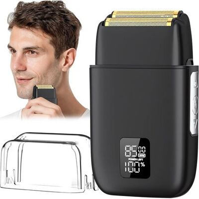OEM Rasoirs À Grille Pour Hommes, Rasoir Électrique Sans Fil, Étanche, Humide Et Sec, Écran Led, Rechargeable Par Usb - Publicité OEM Rasoirs À Grille Pour Hommes, Rasoir Électrique Sans Fil, Étanche, Humide Et Sec, Écran Led, Rechargeable Par Usb - Publicité