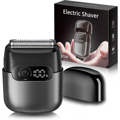OEM Rasoir Électrique Pour Hommes, Rasoir En Feuille Et Tondeuse De Barbe Pour Sec Et Humide,affichage Led À Batterie Usb-c À Charge Rapide, Rasoir Portable Imperméable Ipx7 - Publicité OEM Rasoir Électrique Pour Hommes, Rasoir En Feuille Et Tondeuse De Barbe Pour Sec Et Humide,affichage Led À Batterie Usb-c À Charge Rapide, Rasoir Portable Imperméable Ipx7 - Publicité