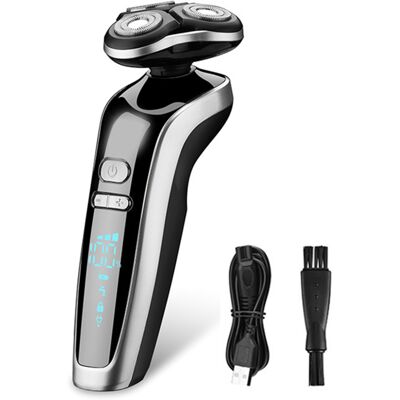 OEM Rasoir Électrique À Affichage Numérique Multifonctionnel Rechargeable Et Lavable, Avec Lame Flottante Pour La Barbe - Publicité OEM Rasoir Électrique À Affichage Numérique Multifonctionnel Rechargeable Et Lavable, Avec Lame Flottante Pour La Barbe - Publicité