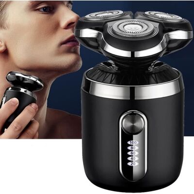 Cellfast Rasoir Electrique Homme 3 Tête Rotatives 4d Portable Sans Fil Usb 100% Etanche Tondeuse À Barbe Pour Voyage Camping Conduire Cadeaux - Publicité Cellfast Rasoir Electrique Homme 3 Tête Rotatives 4d Portable Sans Fil Usb 100% Etanche Tondeuse À Barbe Pour Voyage Camping Conduire Cadeaux - Publicité