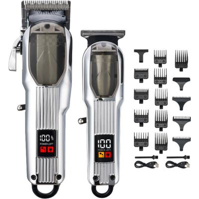 OEM Tondeuse À Cheveux Électrique Numérique Rechargeable Zcc217-301, Finition Argent Standard - Publicité OEM Tondeuse À Cheveux Électrique Numérique Rechargeable Zcc217-301, Finition Argent Standard - Publicité