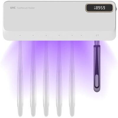 OEM Brosse À Dents Désinfectante Uv Murale, Stérilisateur Support Avec Séchage, Rechargeable 2000 Mah, Pour Brosse À Dents Électrique Et Manuelle, Salle De Bain (blanc) - Publicité OEM Brosse À Dents Désinfectante Uv Murale, Stérilisateur Support Avec Séchage, Rechargeable 2000 Mah, Pour Brosse À Dents Électrique Et Manuelle, Salle De Bain (blanc) - Publicité