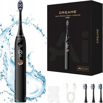OEM Brosse À Dents Sonique Dream E10s, Batterie Noire, Autonomie De 180 Jours, 6 Têtes - Publicité OEM Brosse À Dents Sonique Dream E10s, Batterie Noire, Autonomie De 180 Jours, 6 Têtes - Publicité