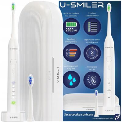 OEM Brosse À Dents Électrique Sonique U-smiler Avec Étui, 5 Modes, Ipx8 - Publicité OEM Brosse À Dents Électrique Sonique U-smiler Avec Étui, 5 Modes, Ipx8 - Publicité