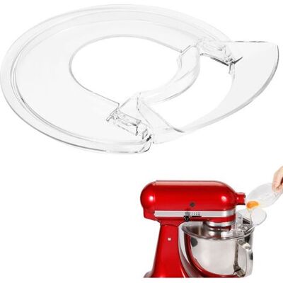 IRISFR Pare-éclaboussures Avec Goulotte Pour Robot Pâtissier Kitchenaid À Tête Inclinable De 4,5 À 5 Litres (compatible Avec Les Bols En Acier Inoxydable, En Verre Et En Céramique). Publicité IRISFR Pare-éclaboussures Avec Goulotte Pour Robot Pâtissier Kitchenaid À Tête Inclinable De 4,5 À 5 Litres (compatible Avec Les Bols En Acier Inoxydable, En Verre Et En Céramique). Publicité