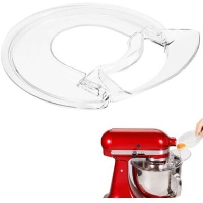 OEM Pare-éclaboussures Avec Goulotte Pour Robot Pâtissier Kitchenaid À Tête Inclinable De 4.5 À 5 Litres (compatible Avec Les Bols En Acier Inoxydable. En Verre Et En Céramique). Publicité OEM Pare-éclaboussures Avec Goulotte Pour Robot Pâtissier Kitchenaid À Tête Inclinable De 4.5 À 5 Litres (compatible Avec Les Bols En Acier Inoxydable. En Verre Et En Céramique). Publicité