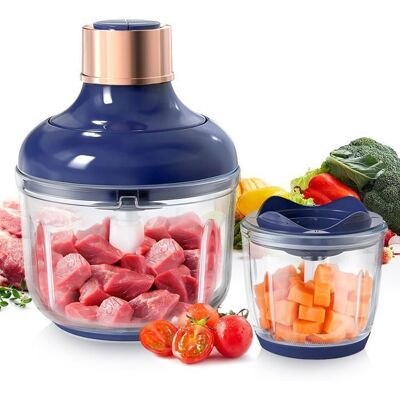 Cellfast Hachoir De Cuisine Électrique 500w, Robot Hachoir Avec 2 Bols 3l + 0.8l, 2 Vitesses Et 4 Lames Pour Fruits, Légumes, Viande - Publicité Cellfast Hachoir De Cuisine Électrique 500w, Robot Hachoir Avec 2 Bols 3l + 0.8l, 2 Vitesses Et 4 Lames Pour Fruits, Légumes, Viande - Publicité
