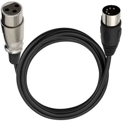 OEM Convient Aux Câbles Audio Din 5 Broches Vers Xlr 3 Broches, Compatible Avec Les Instruments De Musique Ou Les Câbles Dotés D'Interfaces Midi Ou Xlr Connecteur Din Mâle 5 Broches Vers Xlr Femelle 3 Br - Publicité OEM Convient Aux Câbles Audio Din 5 Broches Vers Xlr 3 Broches, Compatible Avec Les Instruments De Musique Ou Les Câbles Dotés D'Interfaces Midi Ou Xlr Connecteur Din Mâle 5 Broches Vers Xlr Femelle 3 Br - Publicité