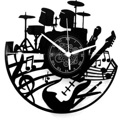 OEM Horloge Murale En Vinyle Lp 33 Tours Idée Cadeau Vintage Faite Main Maison Guitare Musique Clavier Batterie - Publicité OEM Horloge Murale En Vinyle Lp 33 Tours Idée Cadeau Vintage Faite Main Maison Guitare Musique Clavier Batterie - Publicité