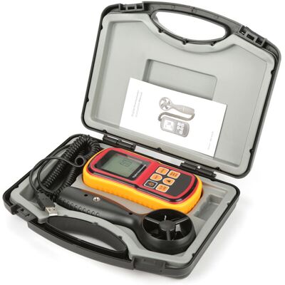 OEM Anémomètre Numérique Portable Lcd Gm8901, Testeur De Vitesse Du Vent Et De Température - Publicité OEM Anémomètre Numérique Portable Lcd Gm8901, Testeur De Vitesse Du Vent Et De Température - Publicité