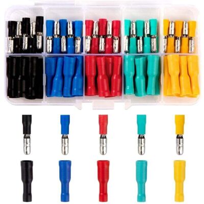OEM Cosse Electrique Connecteur Connecteurs Électriques Pour Voiture Cosse A Sertir Ronde Isolé Bornes Pour Câblage Électrique Et Audio 100 Pièces 22-16 Awg-dou - Publicité OEM Cosse Electrique Connecteur Connecteurs Électriques Pour Voiture Cosse A Sertir Ronde Isolé Bornes Pour Câblage Électrique Et Audio 100 Pièces 22-16 Awg-dou - Publicité