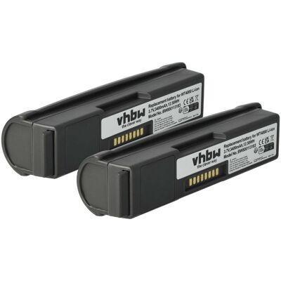 Vhbw 2x Batterie Compatible Avec Zebra Wt41n0 Wt4090, Wt4000 Scanner De Code-barre Pos (3400mah, 3,7v, Li-ion) - Publicité Vhbw 2x Batterie Compatible Avec Zebra Wt41n0 Wt4090, Wt4000 Scanner De Code-barre Pos (3400mah, 3,7v, Li-ion) - Publicité