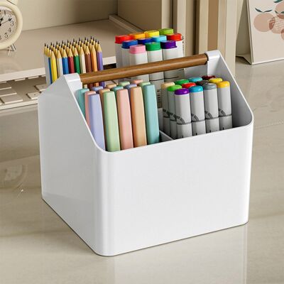 OEM Boîte De Rangement De Bureau, Grand Porte-stylos, Boîte De Rangement Compartimentée, Boîte De Rangement Pour Fournitures De Bureau Et Articles Divers - Publicité OEM Boîte De Rangement De Bureau, Grand Porte-stylos, Boîte De Rangement Compartimentée, Boîte De Rangement Pour Fournitures De Bureau Et Articles Divers - Publicité