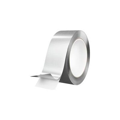 ENLENK Lot De 10 Rubans Adhésifs En Feuille D'Aluminium De 2 Mil D'Épaisseur, Avec Doublure, Résistant À 250 Degrés, 15 M X 50 Mm (argenté) - Publicité ENLENK Lot De 10 Rubans Adhésifs En Feuille D'Aluminium De 2 Mil D'Épaisseur, Avec Doublure, Résistant À 250 Degrés, 15 M X 50 Mm (argenté) - Publicité