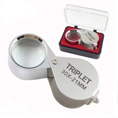 OEM Loupe De Bijoutier Grossissante 30x Loupe Eclairante Avec Étui Pour La Lecture, Les Livres, Les Journaux, Les Insectes, Les Loisirs (30x) - Publicité OEM Loupe De Bijoutier Grossissante 30x Loupe Eclairante Avec Étui Pour La Lecture, Les Livres, Les Journaux, Les Insectes, Les Loisirs (30x) - Publicité