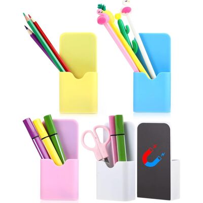 HERUSI Lot De 4 Porte-stylos Magnétiques En Plastique (voir La Description Détaillée Du Produit) - Publicité HERUSI Lot De 4 Porte-stylos Magnétiques En Plastique (voir La Description Détaillée Du Produit) - Publicité
