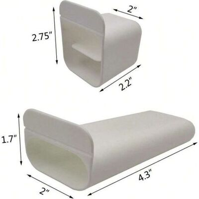 FANGMEDIA Lot De 2 Porte-stylos Créatifs Pour Écran D'Ordinateur, Accessoires De Bureau, Boîte De Rangement (gris) - Publicité FANGMEDIA Lot De 2 Porte-stylos Créatifs Pour Écran D'Ordinateur, Accessoires De Bureau, Boîte De Rangement (gris) - Publicité