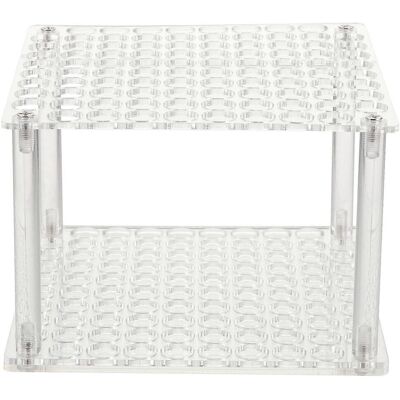 LISATR Porte-stylos En Acrylique Avec Compartiments, Support De Bureau Pour Stylos À Bille Et Marqueurs-14.50x14.50x8.90cm-transparent - Publicité LISATR Porte-stylos En Acrylique Avec Compartiments, Support De Bureau Pour Stylos À Bille Et Marqueurs-14.50x14.50x8.90cm-transparent - Publicité
