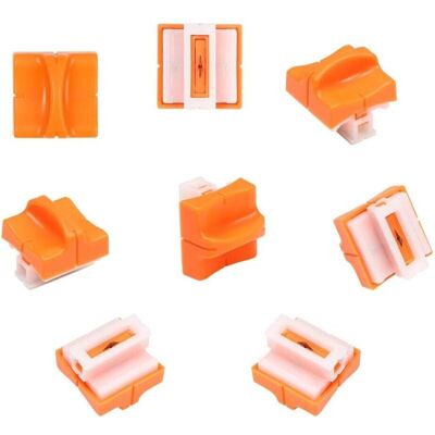 FOGSHIELD Ensemble De 8 Lames De Rechange Pour Le Papier Guillotine, Orange, Compatible A4/a5 - Publicité FOGSHIELD Ensemble De 8 Lames De Rechange Pour Le Papier Guillotine, Orange, Compatible A4/a5 - Publicité