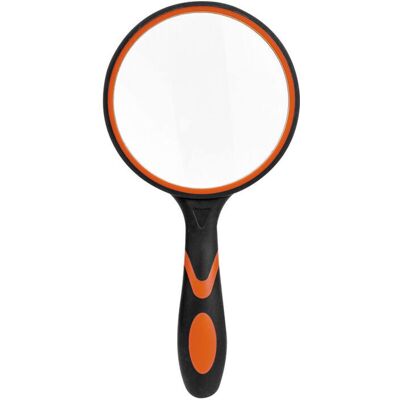 STAKMANN Aiperq Grande Loupe De Lecture En Verre Pour Livres Scientifiques, Journaux, Lecture, Insectes, Passe-temps, Observation De Qualité Supérieure,noir Et Orange - Publicité STAKMANN Aiperq Grande Loupe De Lecture En Verre Pour Livres Scientifiques, Journaux, Lecture, Insectes, Passe-temps, Observation De Qualité Supérieure,noir Et Orange - Publicité