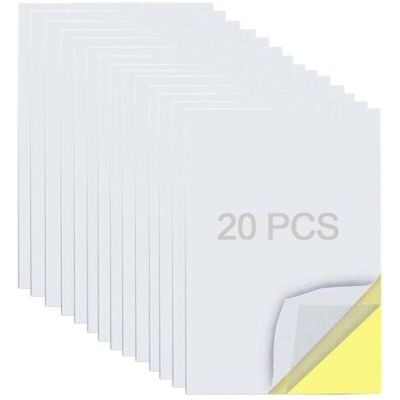 OEM Lot De 20 Feuilles De Ruban Adhésif Double Face Transparent Format A4 Extra Fort Avec Doublure Jaune Pour Bricolage, Fête, Art, Artisanat, Décoration D'Intérieur(29210.1cm) - Publicité OEM Lot De 20 Feuilles De Ruban Adhésif Double Face Transparent Format A4 Extra Fort Avec Doublure Jaune Pour Bricolage, Fête, Art, Artisanat, Décoration D'Intérieur(29210.1cm) - Publicité