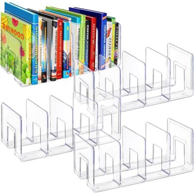 OEM Organiseur De Bureau En Acrylique Transparent 4 Compartiments - Lot De 4, Parfait Pour Livres, Courrier, Classeurs Et Sacs À Main-ulisem - Publicité OEM Organiseur De Bureau En Acrylique Transparent 4 Compartiments - Lot De 4, Parfait Pour Livres, Courrier, Classeurs Et Sacs À Main-ulisem - Publicité
