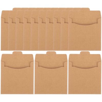 LISATR 50 Pochettes En Papier Kraft Pour Cd Et Dvd, Sachets De Rangement Et Enveloppes Pour Cd-15x12cm-light Brown - Publicité LISATR 50 Pochettes En Papier Kraft Pour Cd Et Dvd, Sachets De Rangement Et Enveloppes Pour Cd-15x12cm-light Brown - Publicité