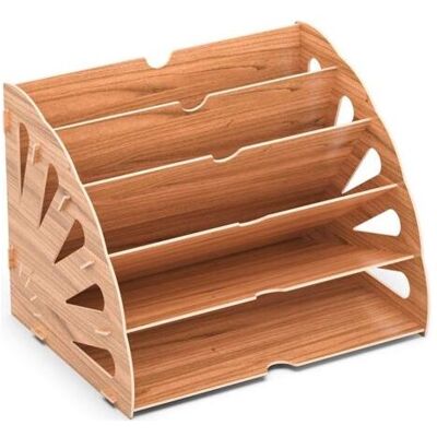 ABYSSE Rangement De Bureau Organisateur De Bureau En Bois, Boîte De Rangement Pour Fichiers, Lettres, Papiers A4, Documents A- - Publicité ABYSSE Rangement De Bureau Organisateur De Bureau En Bois, Boîte De Rangement Pour Fichiers, Lettres, Papiers A4, Documents A- - Publicité