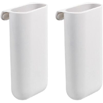 LISATR Lot De 2 Porte-stylos De Bureau, Boîte De Rangement Autocollante, Organisateur Multifonction (blanc, Long)-white - Publicité LISATR Lot De 2 Porte-stylos De Bureau, Boîte De Rangement Autocollante, Organisateur Multifonction (blanc, Long)-white - Publicité