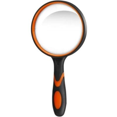 OEM Royaluxe-loupe De Lecture 10x Avec Poignée En Caoutchouc Souple Antidérapante, 75 Mm Miroir Incassable, Pour Livres Scientifiques, Journaux, Lecture, Insectes, Passe-temps, Orange - Publicité OEM Royaluxe-loupe De Lecture 10x Avec Poignée En Caoutchouc Souple Antidérapante, 75 Mm Miroir Incassable, Pour Livres Scientifiques, Journaux, Lecture, Insectes, Passe-temps, Orange - Publicité