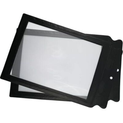 ENLENK Lot De 2 Grosses Loupes De Lecture - A4 - Très Légères Et Incassables - Lentille A4 - Grossissement 3 Fois - Pour Livres, Journaux, Cartes - Pour Personnes Âgées - Publicité ENLENK Lot De 2 Grosses Loupes De Lecture - A4 - Très Légères Et Incassables - Lentille A4 - Grossissement 3 Fois - Pour Livres, Journaux, Cartes - Pour Personnes Âgées - Publicité