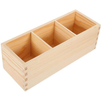 LISATR Organisateur De Stylos En Bois, Porte-stylos, Organiseur De Bureau En Bois, Porte-pinceaux De Maquillage-23.00x8.70x8.00cm - Publicité LISATR Organisateur De Stylos En Bois, Porte-stylos, Organiseur De Bureau En Bois, Porte-pinceaux De Maquillage-23.00x8.70x8.00cm - Publicité