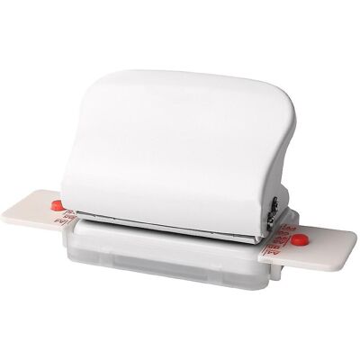 MIXHOME Kw-trio 6-hole Paper Punch Handheld Metal Hole Puncher 5 Sheet Capacity 6mm For A4 A5 B5 Notebook Sc-white - Publicité MIXHOME Kw-trio 6-hole Paper Punch Handheld Metal Hole Puncher 5 Sheet Capacity 6mm For A4 A5 B5 Notebook Sc-white - Publicité