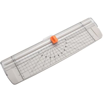 MIXHOME Portable Paper Trimmer A4 Size Paper Cutter Cutting Machine 12 Inch Cutting Width For Craft Paper Ph-white - Publicité MIXHOME Portable Paper Trimmer A4 Size Paper Cutter Cutting Machine 12 Inch Cutting Width For Craft Paper Ph-white - Publicité