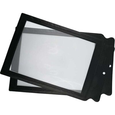OEM Lot De 2 Loupes De Lecture A4 – Très Légères Et Incassables – Grossissement 300% – Pour Livres, Journaux, Cartes - Publicité OEM Lot De 2 Loupes De Lecture A4 – Très Légères Et Incassables – Grossissement 300% – Pour Livres, Journaux, Cartes - Publicité